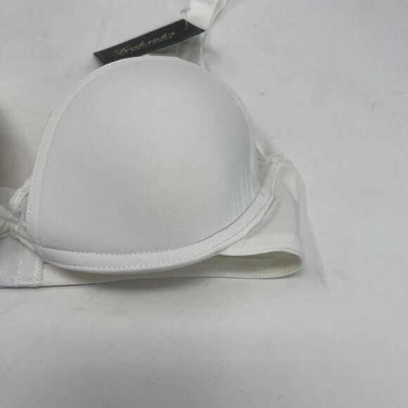 FREDRICKS OF HOLLYWOOD Bra Womens 34 DD White Underwire NEW Padded Mesh Trim - Picture 3 of 9